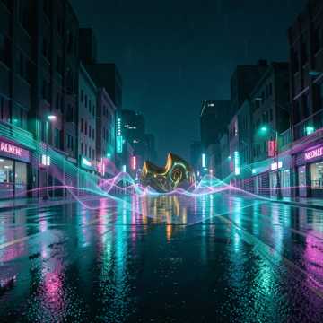 Neon Afterimage